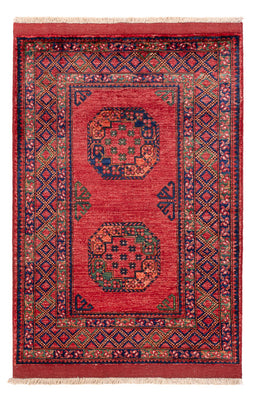 Alfombra afgana - 151 x 104 cm - rojo