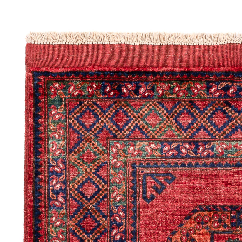 Alfombra afgana - 151 x 104 cm - rojo