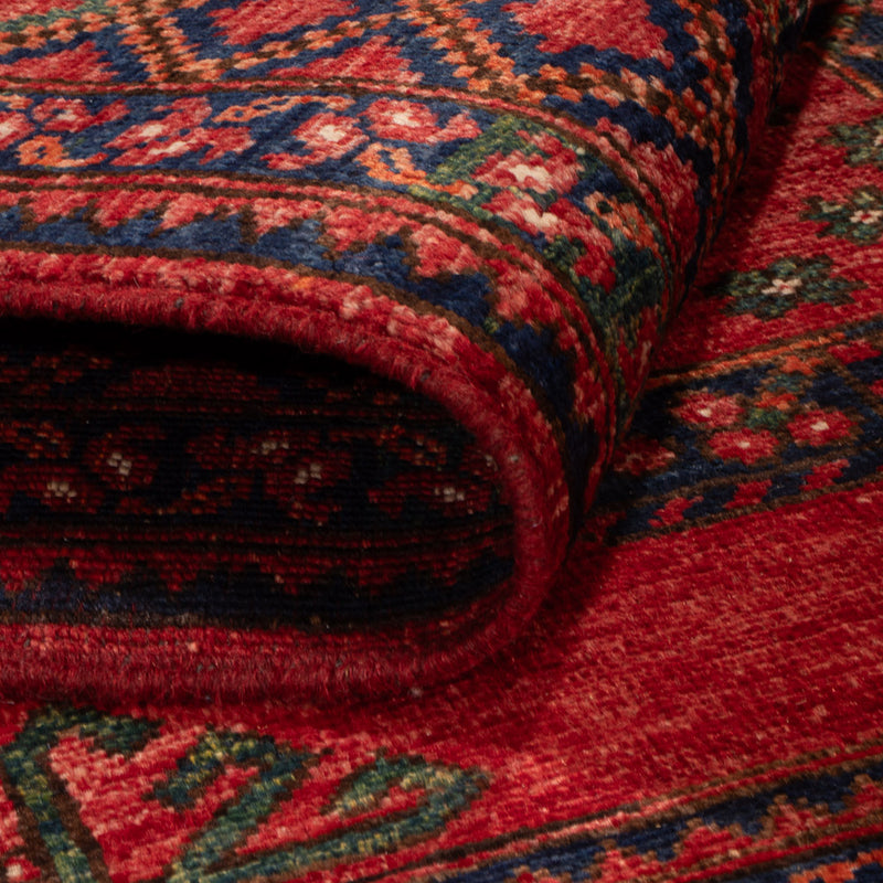 Alfombra afgana - 151 x 104 cm - rojo