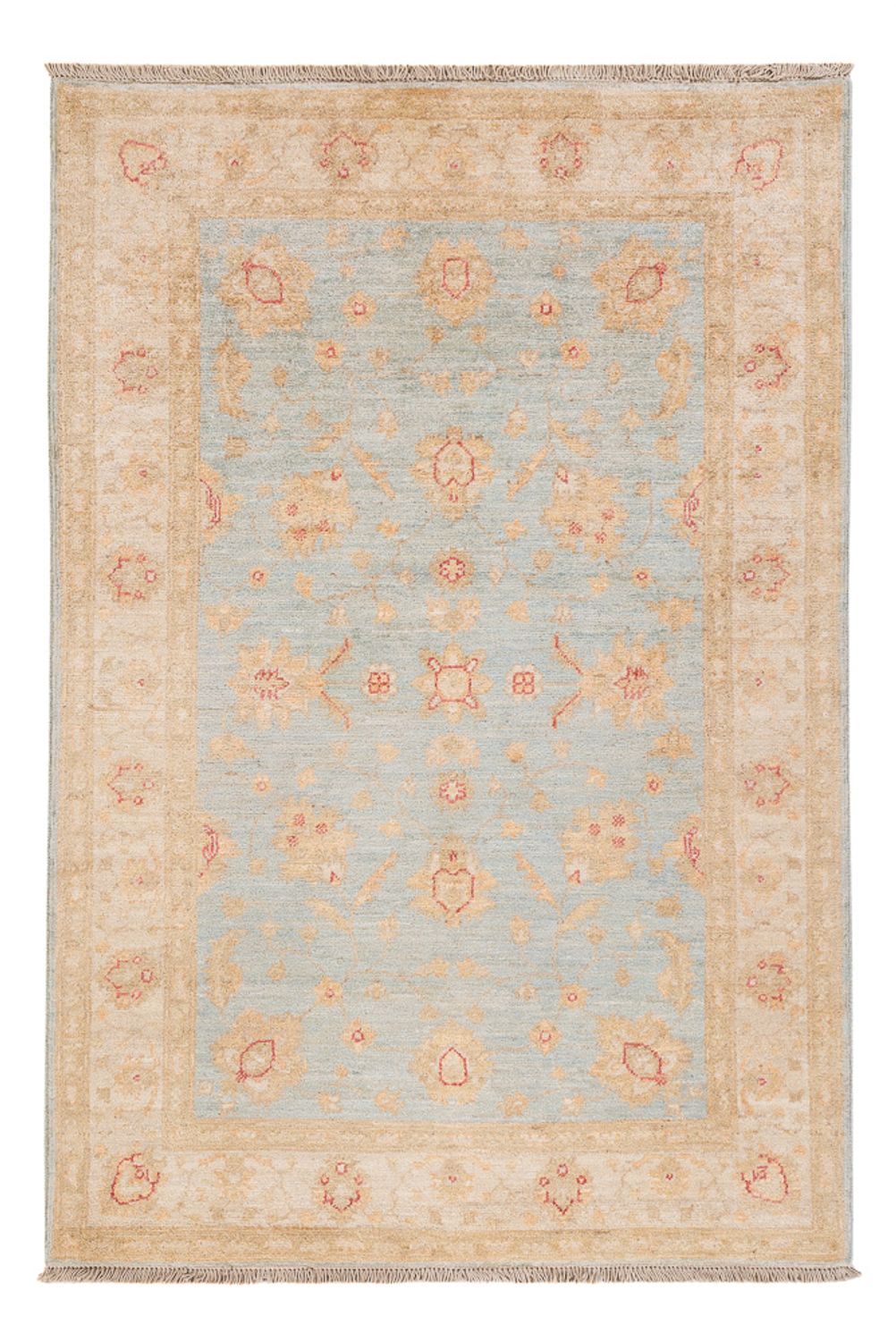 Alfombra Ziegler - 150 x 101 cm - azul claro