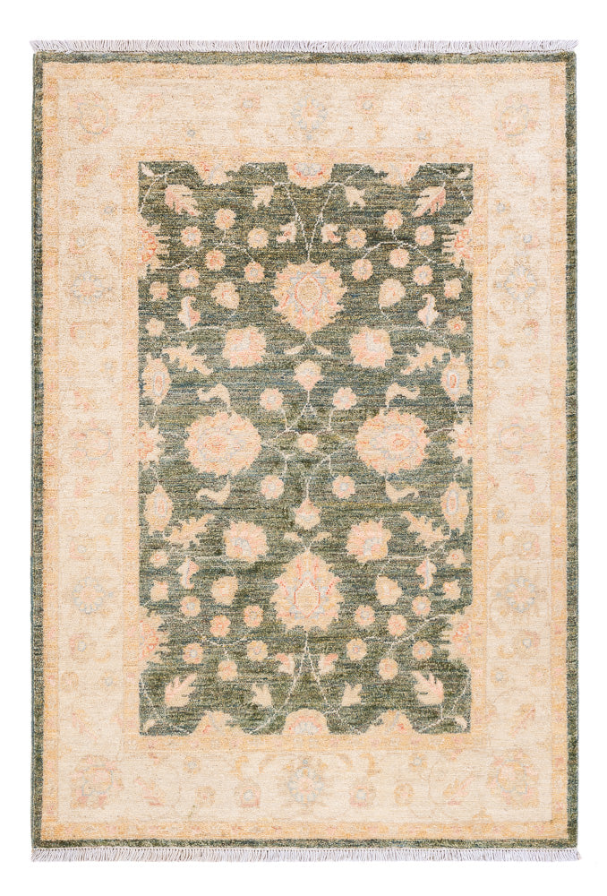 Alfombra Ziegler - 148 x 103 cm - verde oliva