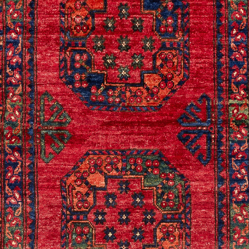 Alfombra afgana - 155 x 100 cm - rojo