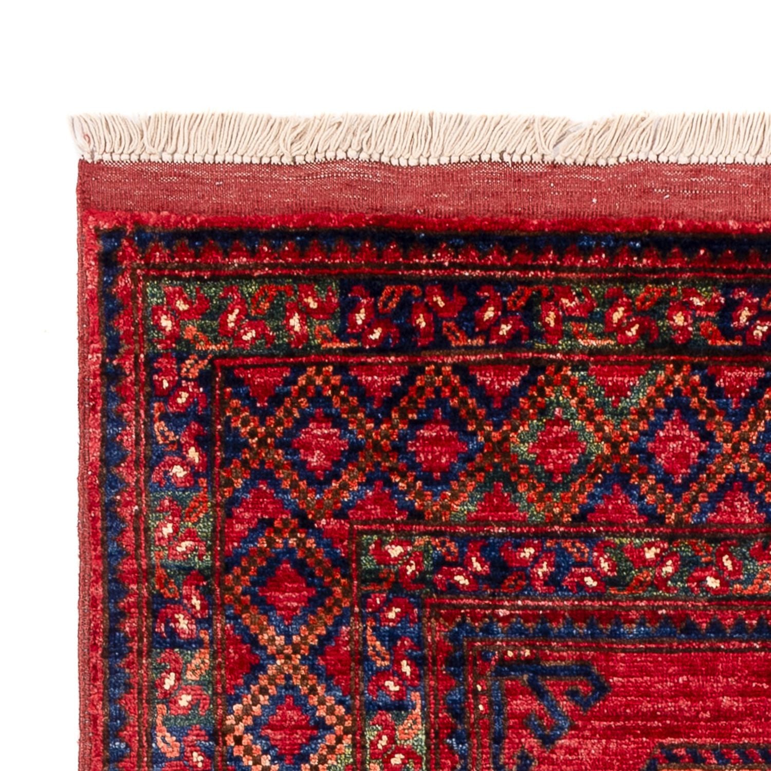 Alfombra afgana - 155 x 100 cm - rojo