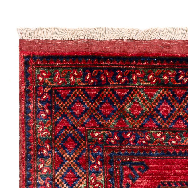 Alfombra afgana - 155 x 100 cm - rojo