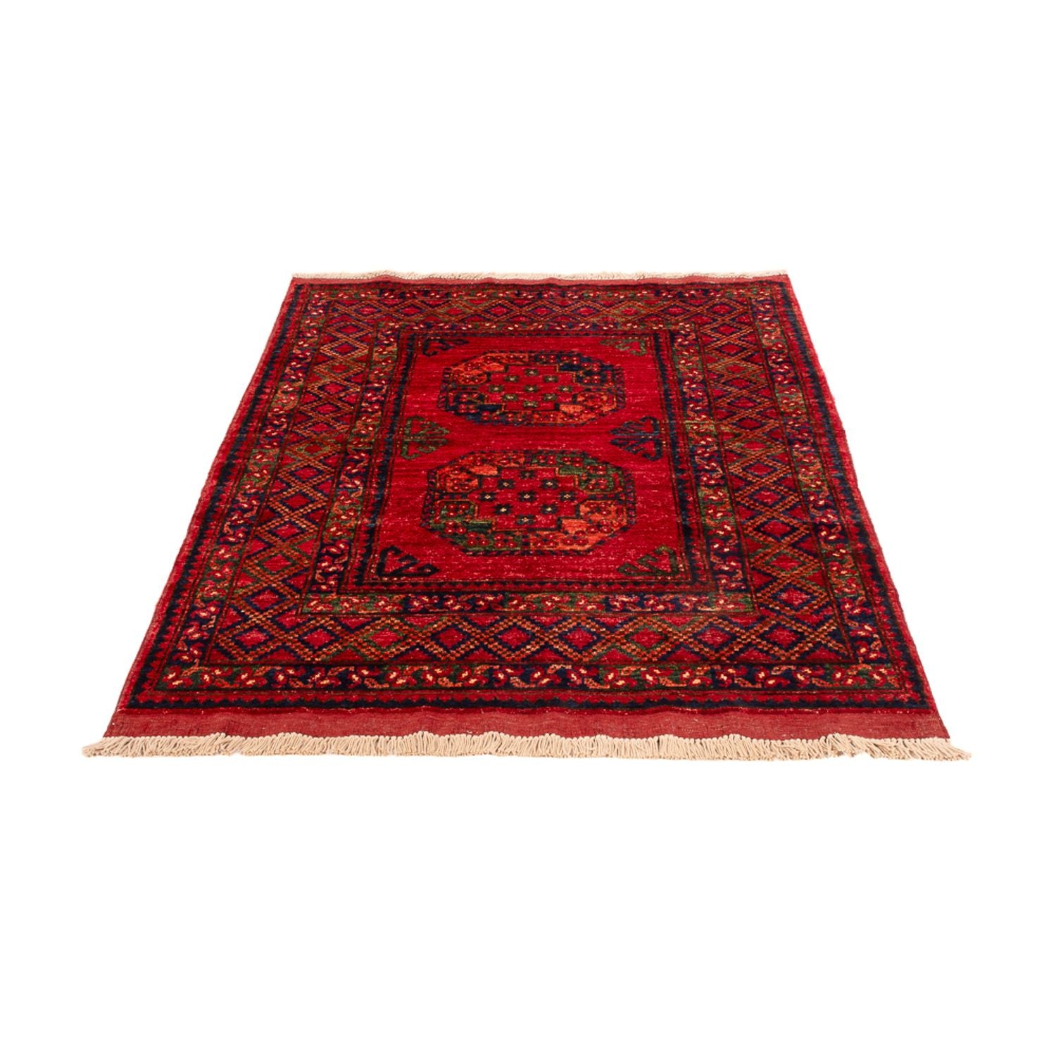 Alfombra afgana - 155 x 100 cm - rojo