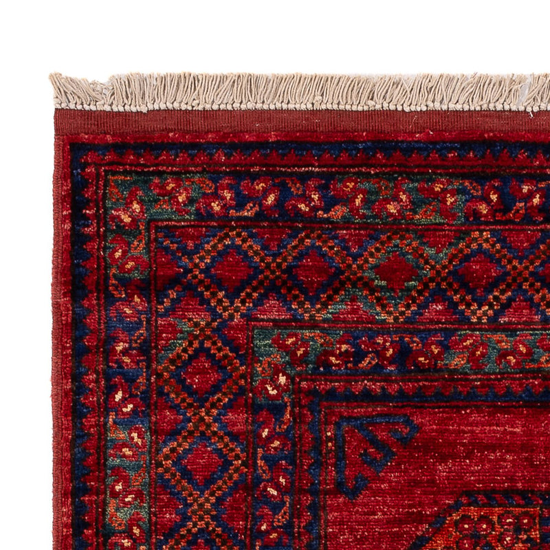 Alfombra afgana - 155 x 103 cm - rojo