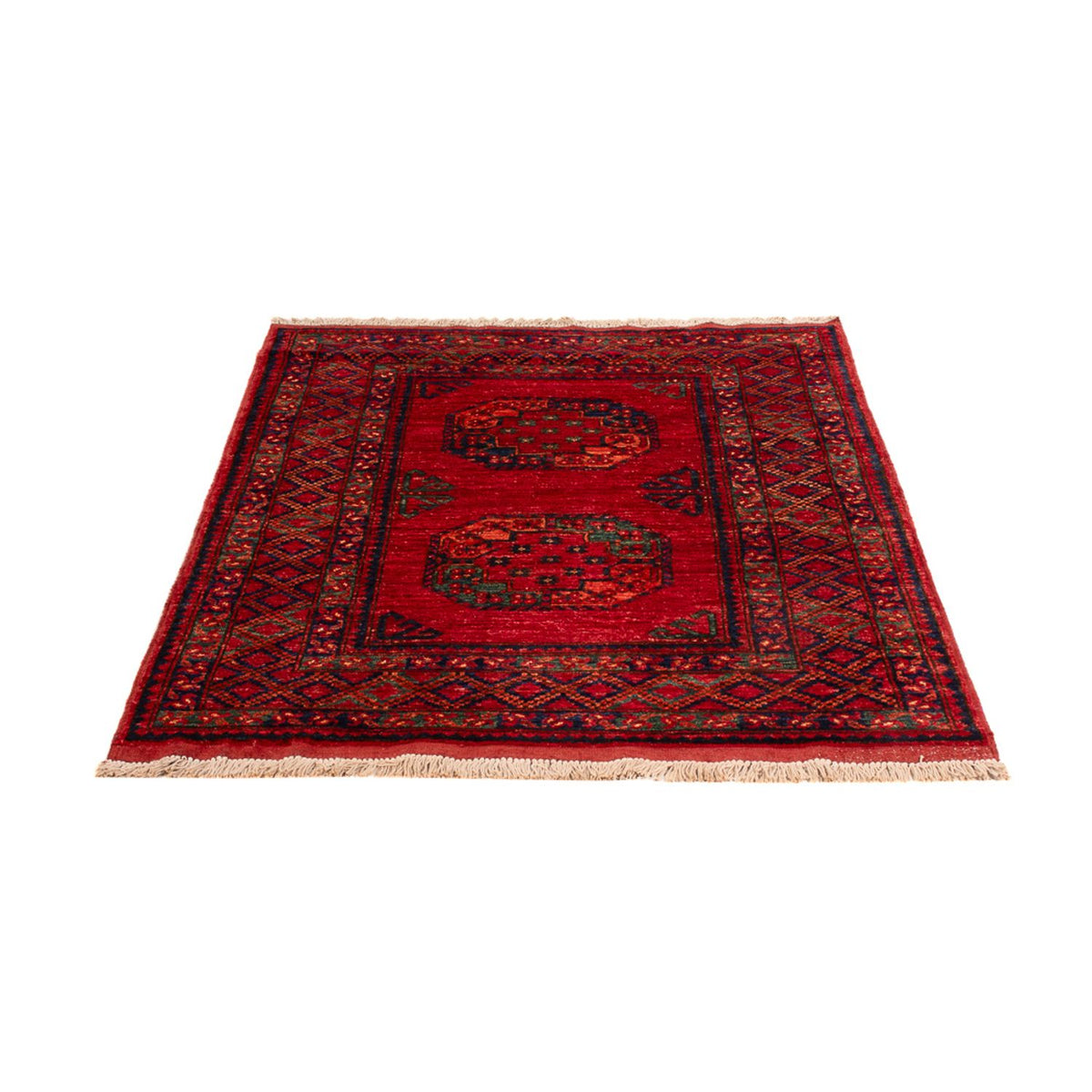 Alfombra afgana - 155 x 103 cm - rojo