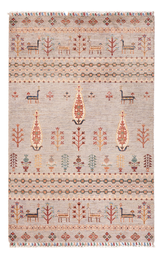 Alfombra Ziegler - Ariana - 153 x 97 cm - gris claro
