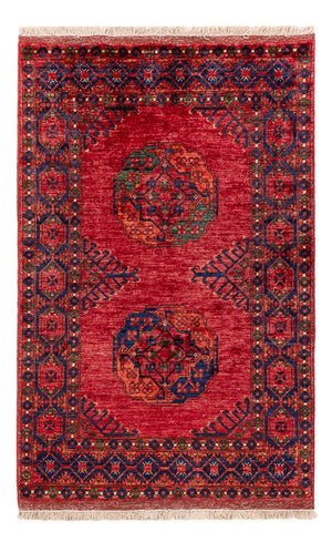 Alfombra afgana - 150 x 100 cm - rojo