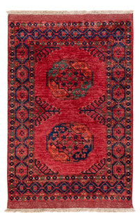 Alfombra afgana - 151 x 101 cm - rojo