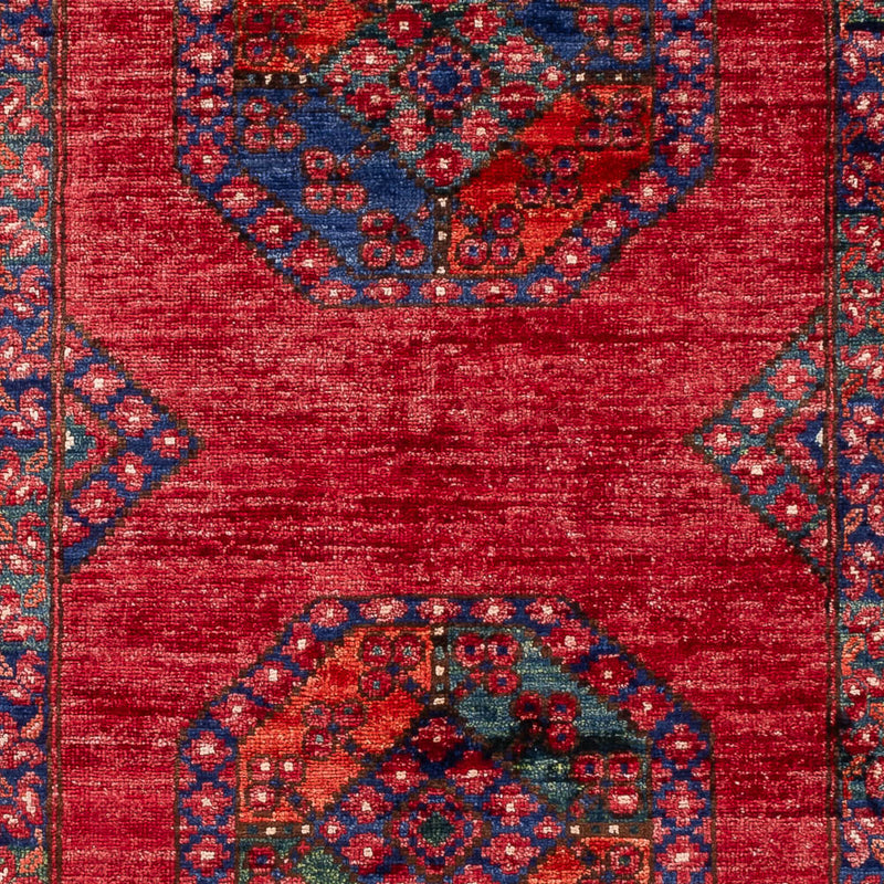 Alfombra afgana - 155 x 100 cm - rojo
