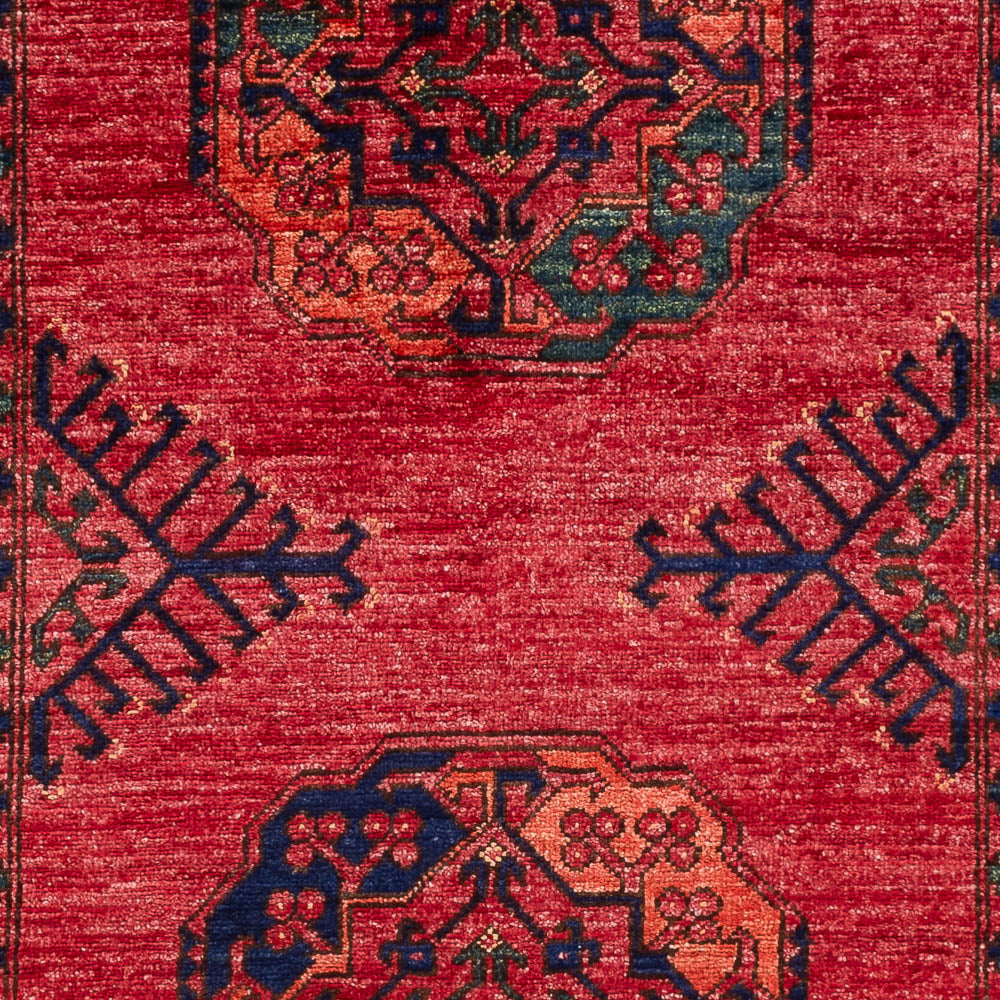 Alfombra afgana - 151 x 102 cm - rojo