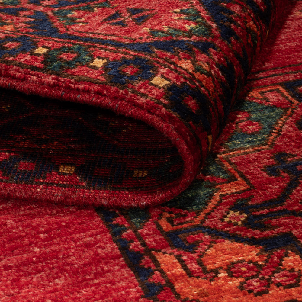 Alfombra afgana - 151 x 102 cm - rojo