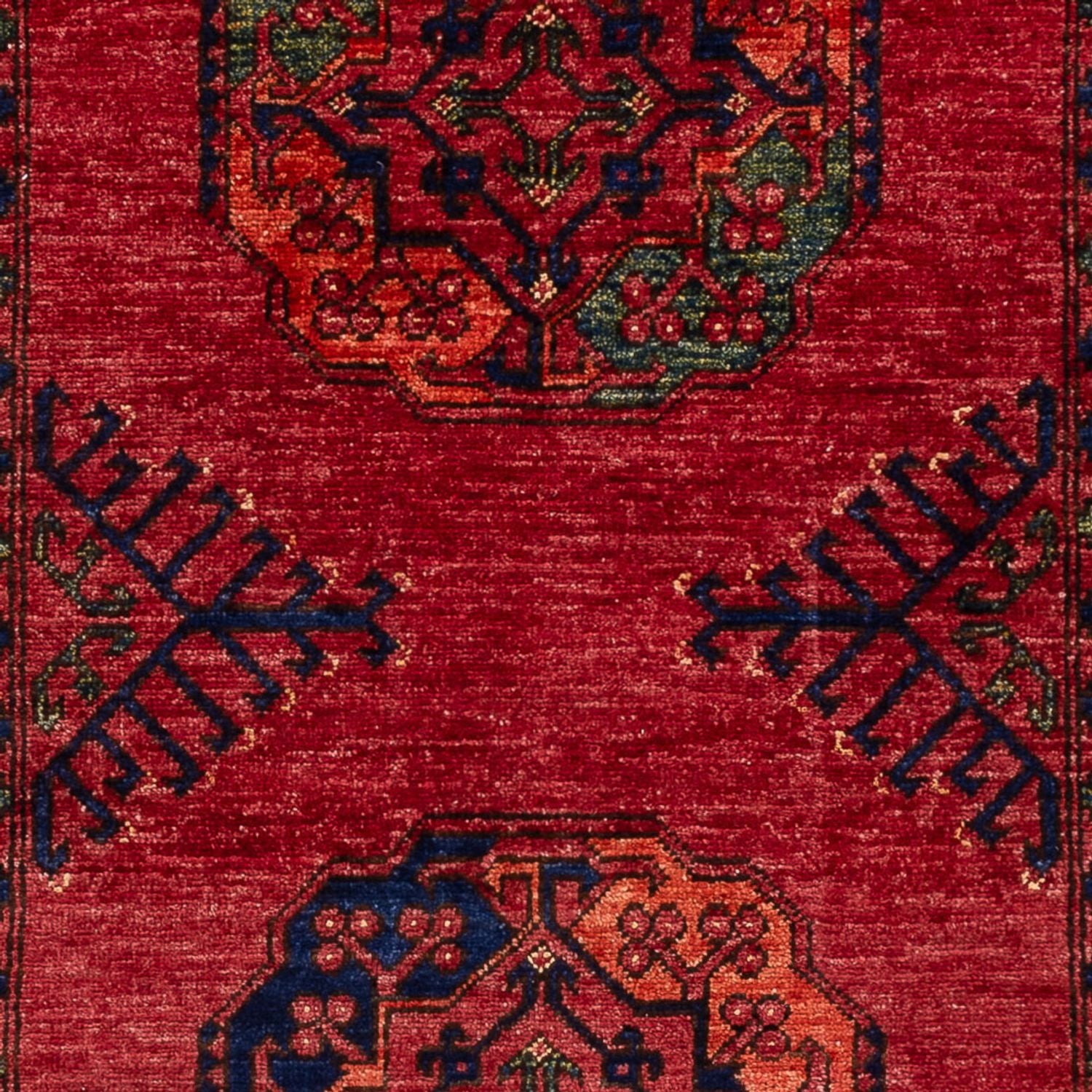 Alfombra afgana - 152 x 99 cm - rojo