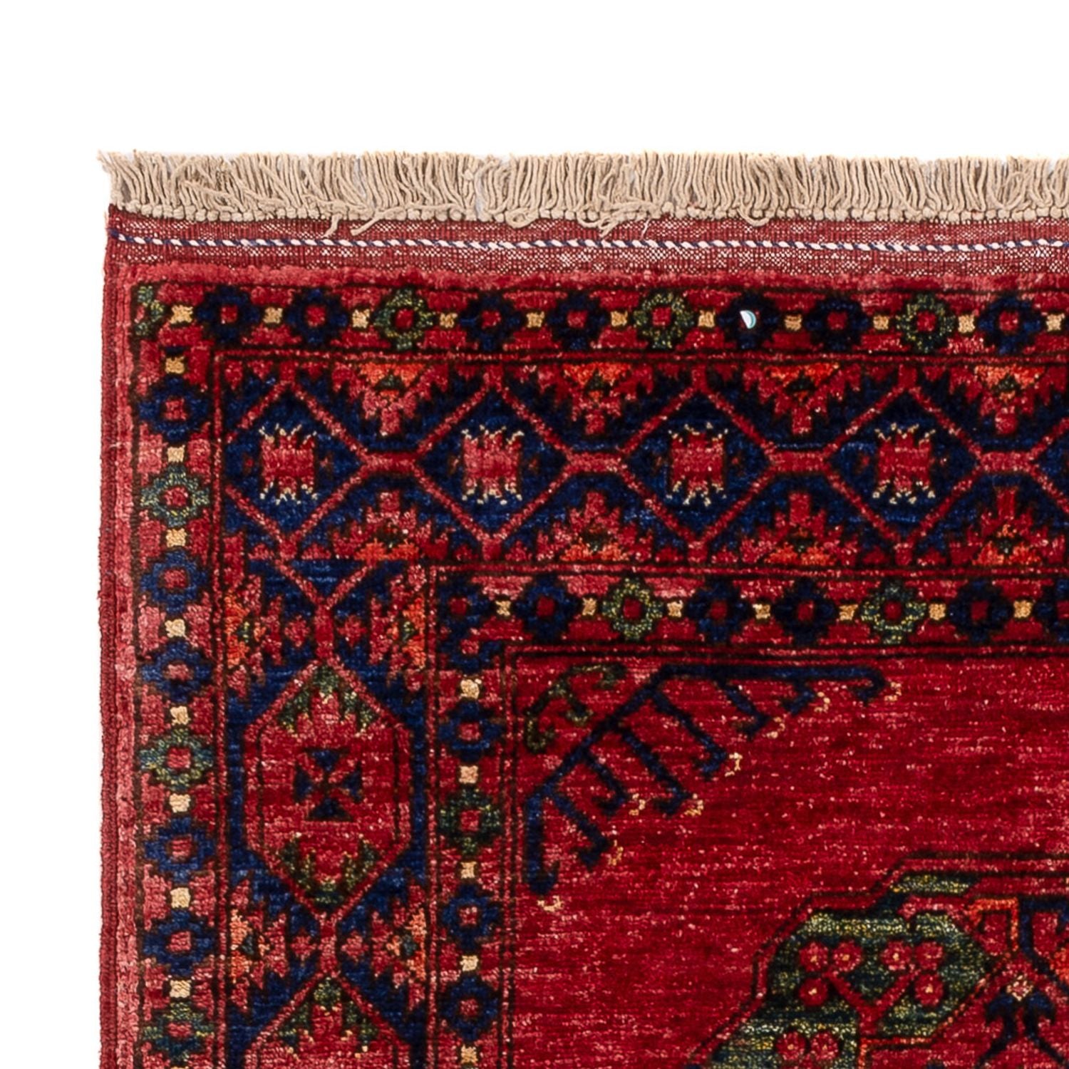 Alfombra afgana - 152 x 99 cm - rojo