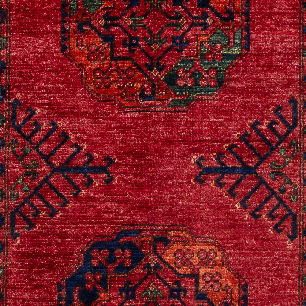 Alfombra afgana - 151 x 103 cm - rojo