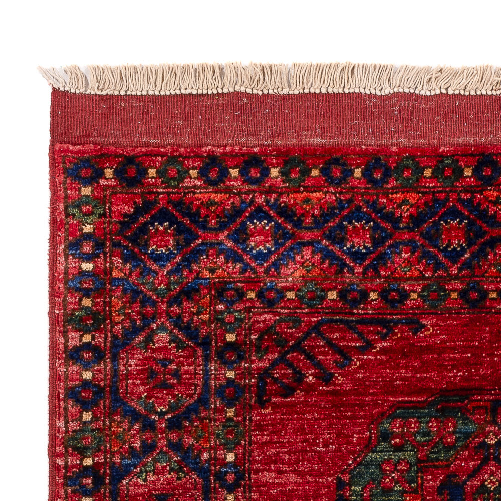 Alfombra afgana - 151 x 103 cm - rojo