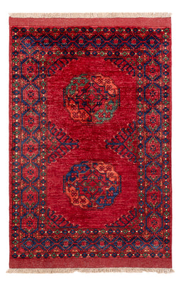 Alfombra afgana - 151 x 102 cm - rojo
