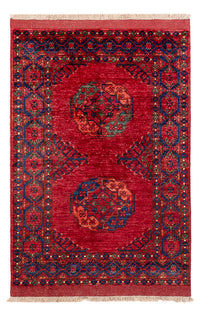 Alfombra afgana - 151 x 102 cm - rojo