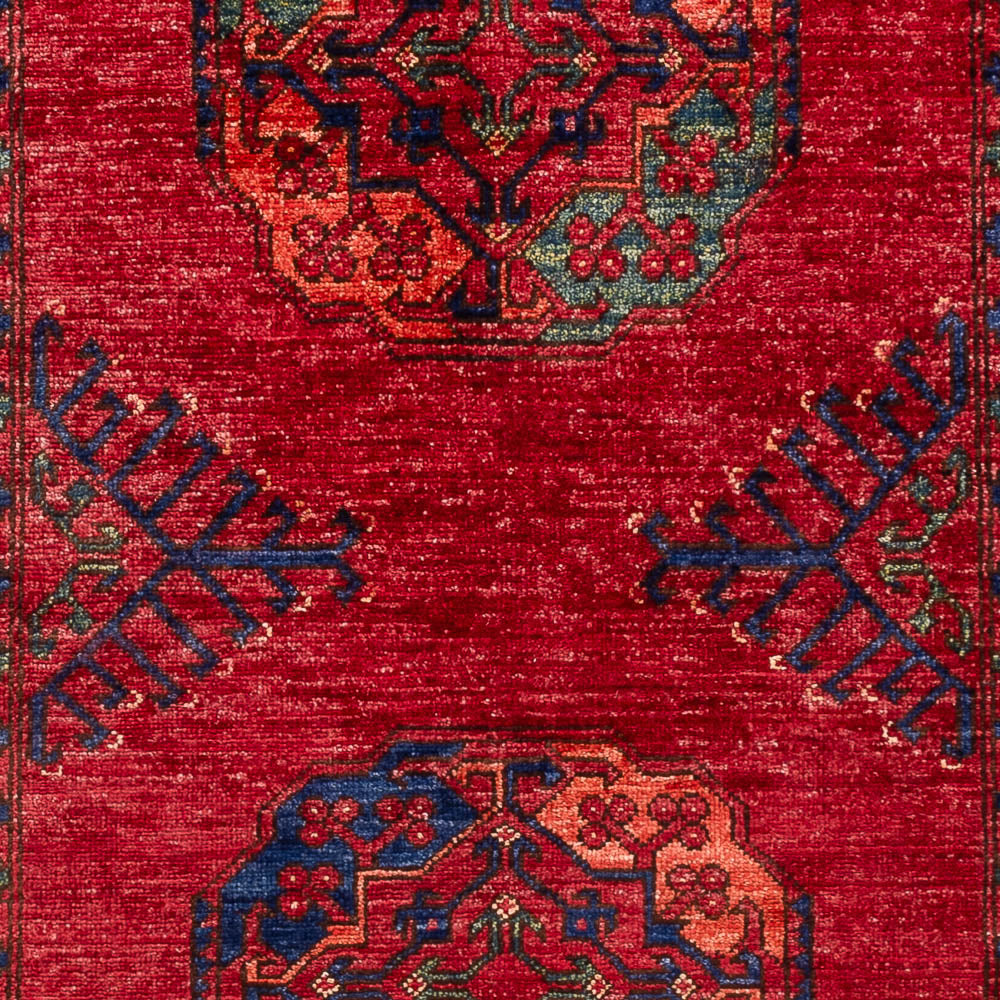 Alfombra afgana - 151 x 102 cm - rojo