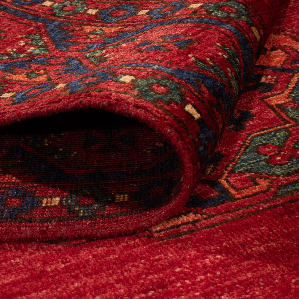 Alfombra afgana - 151 x 102 cm - rojo