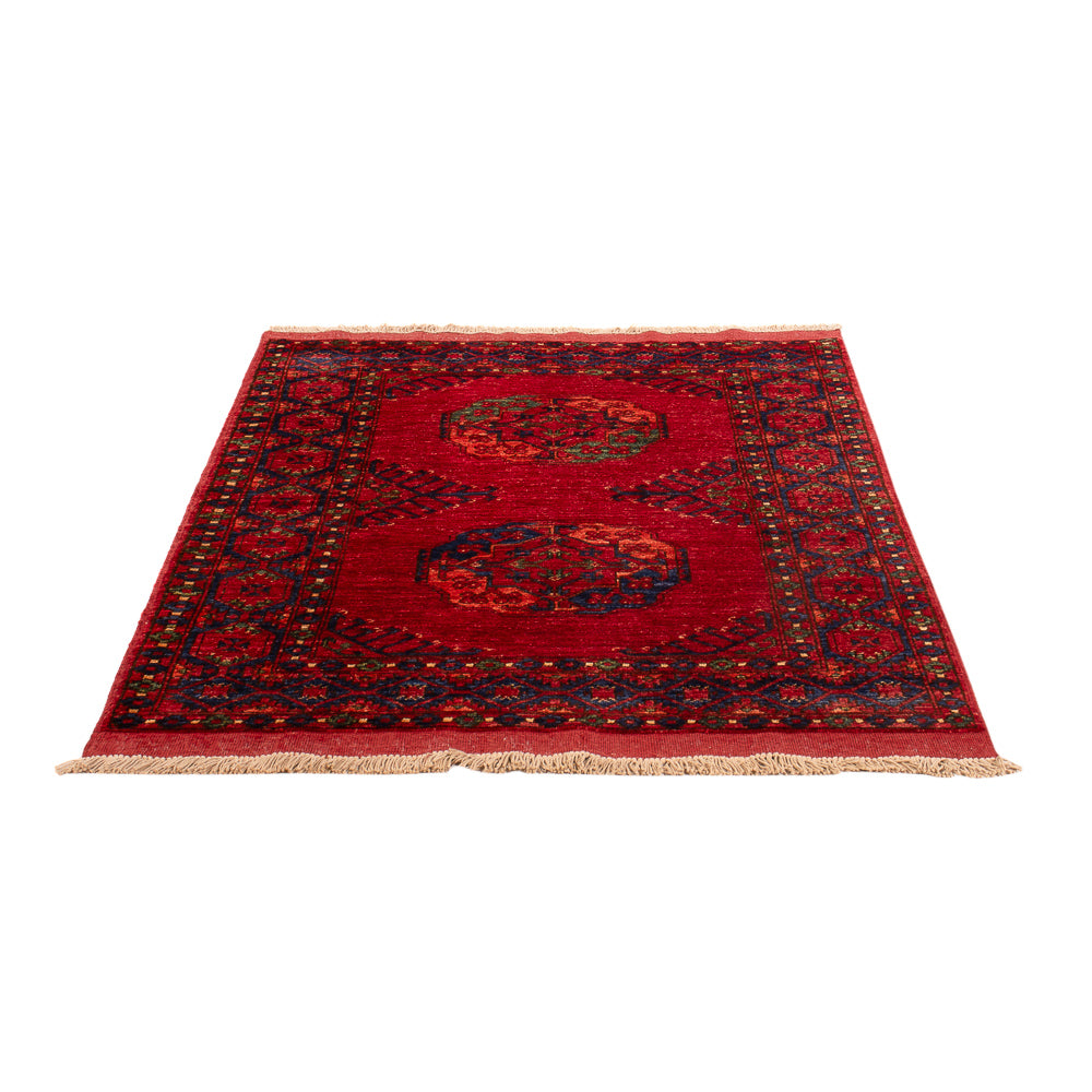 Alfombra afgana - 151 x 102 cm - rojo
