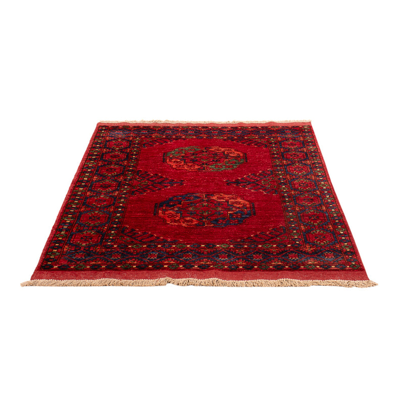 Alfombra afgana - 151 x 102 cm - rojo