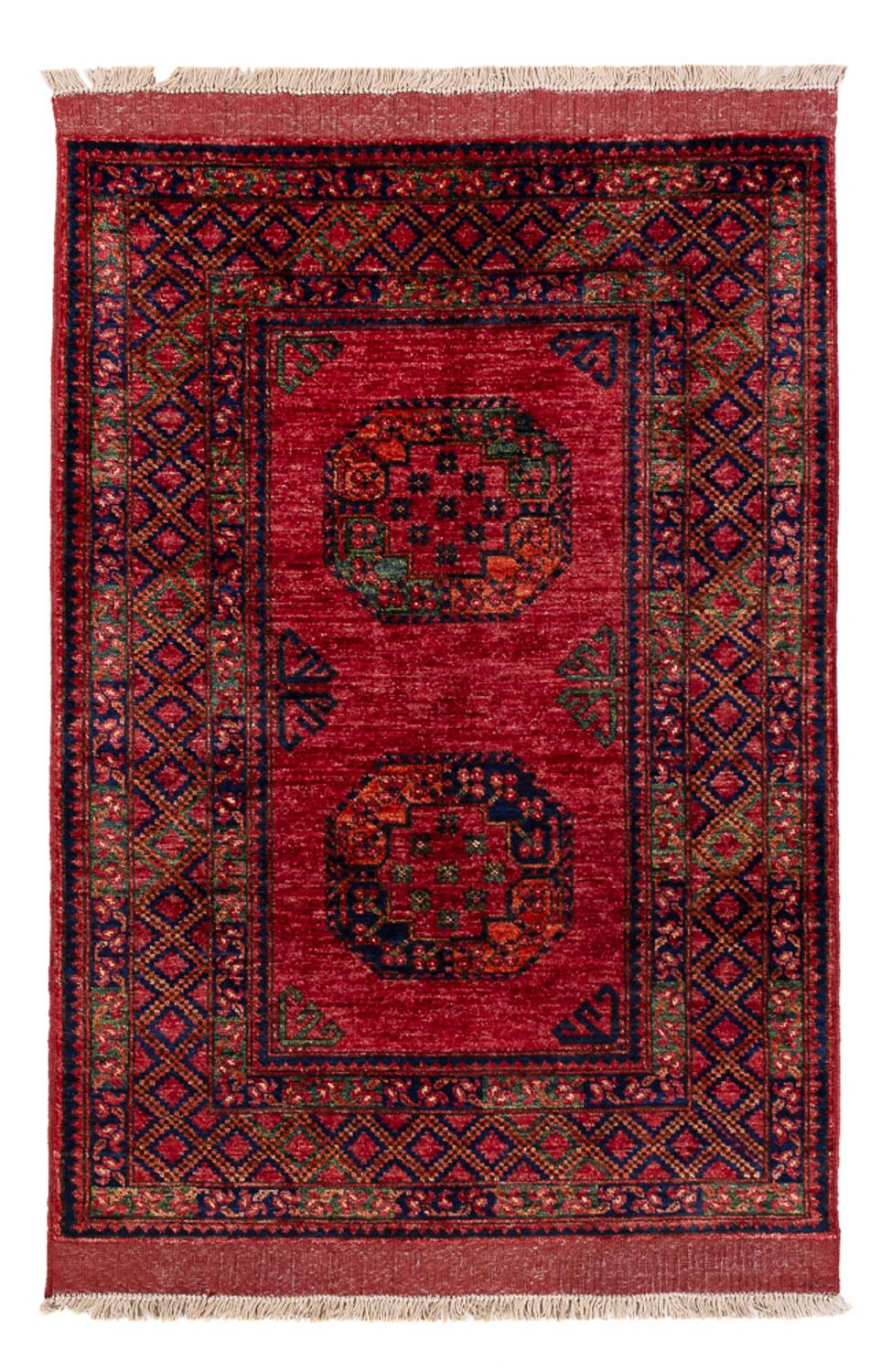 Alfombra afgana - 150 x 103 cm - rojo