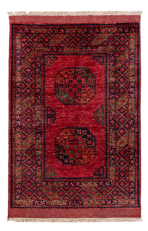 Alfombra afgana - 150 x 103 cm - rojo