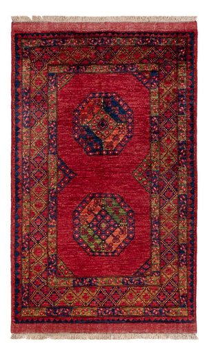Alfombra afgana - 162 x 102 cm - rojo