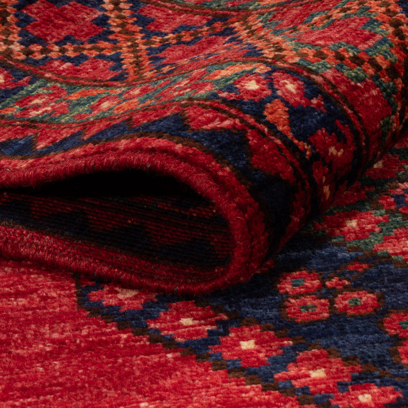 Alfombra afgana - 163 x 100 cm - rojo