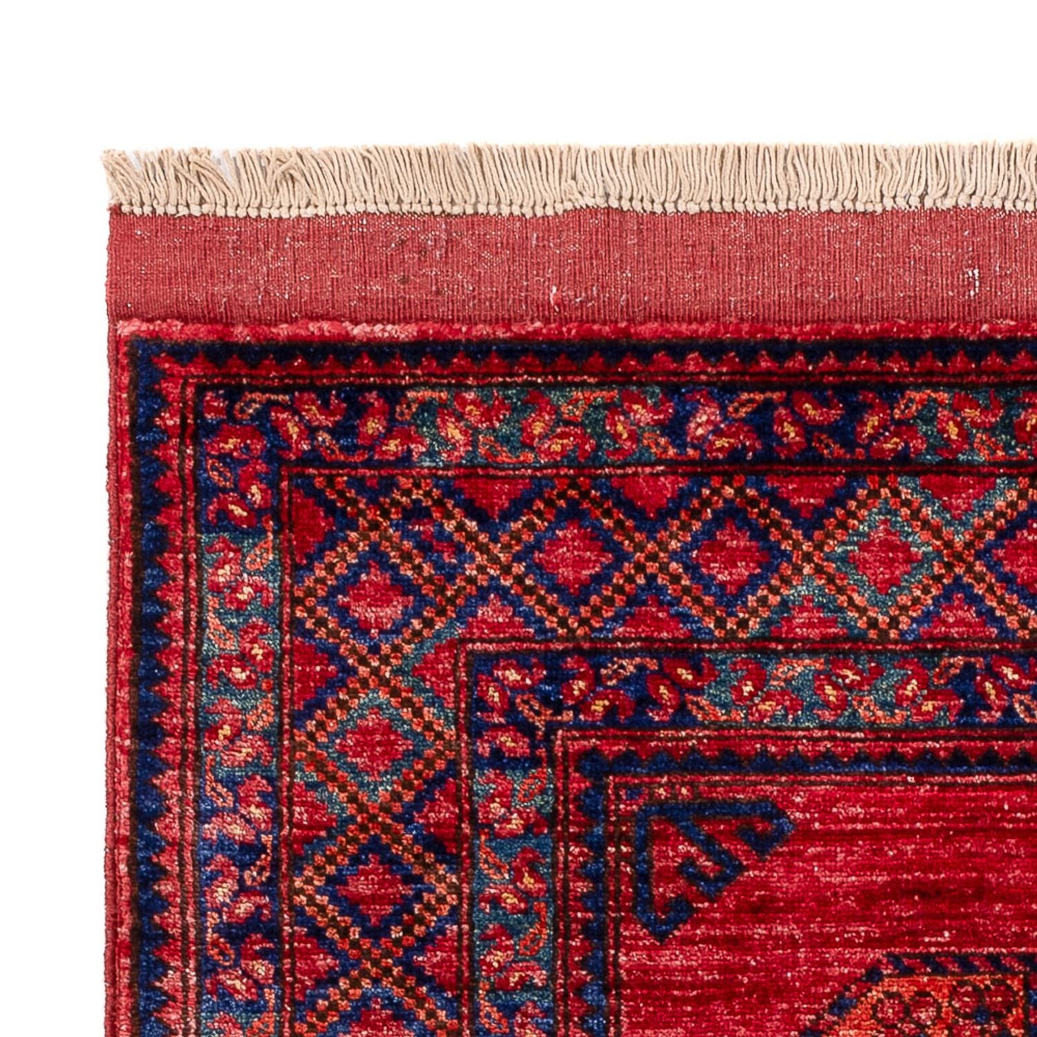 Alfombra afgana - 150 x 102 cm - rojo