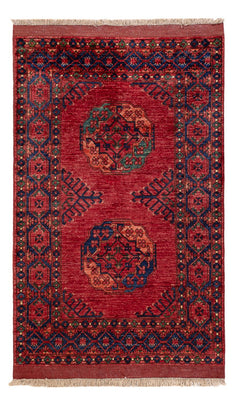 Alfombra afgana - 159 x 106 cm - rojo