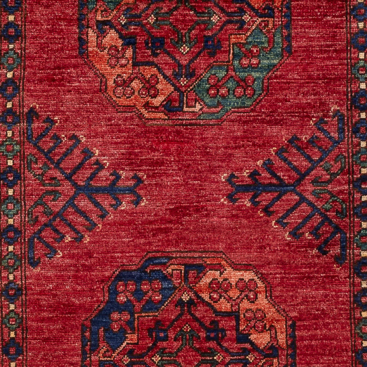 Alfombra afgana - 159 x 106 cm - rojo