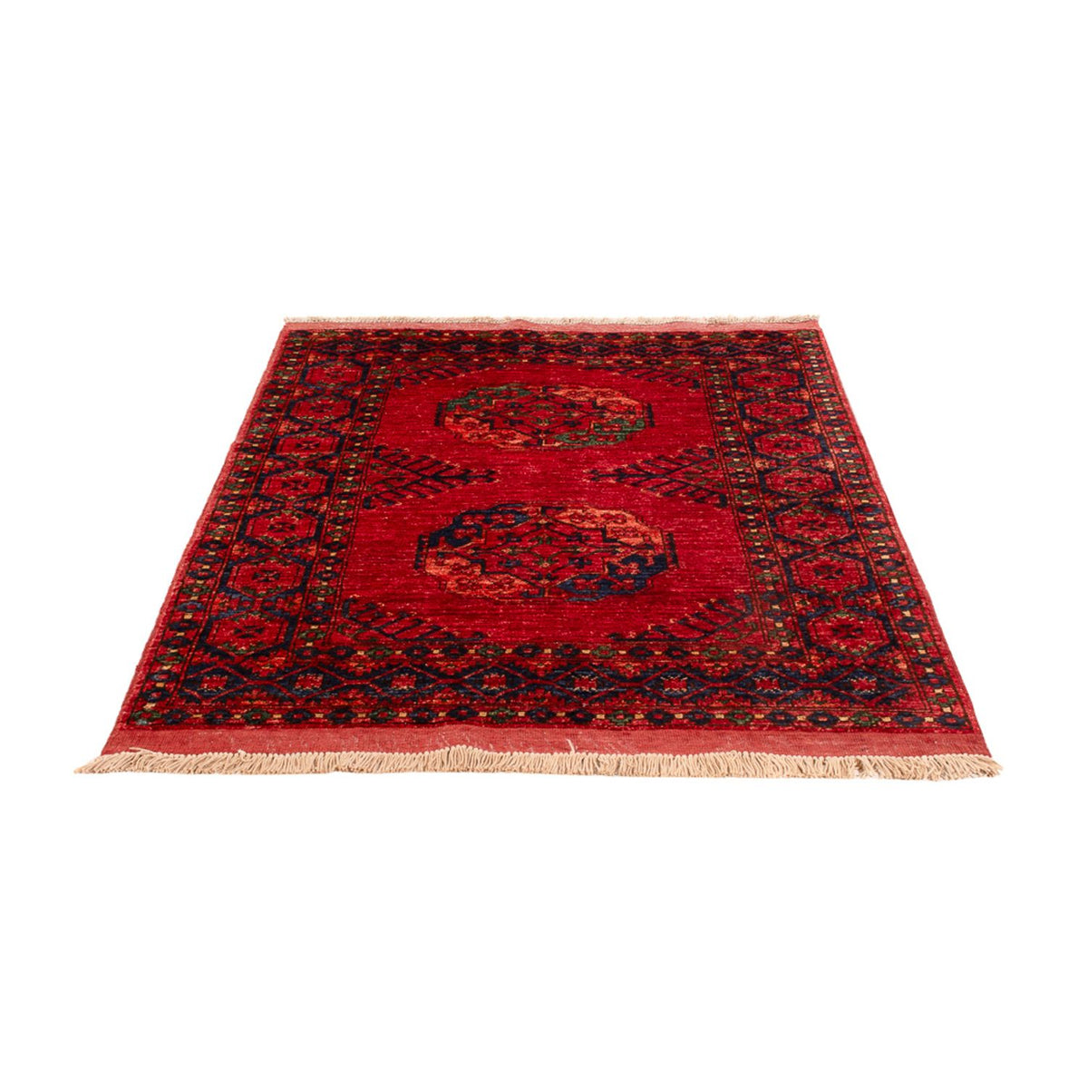 Alfombra afgana - 159 x 106 cm - rojo