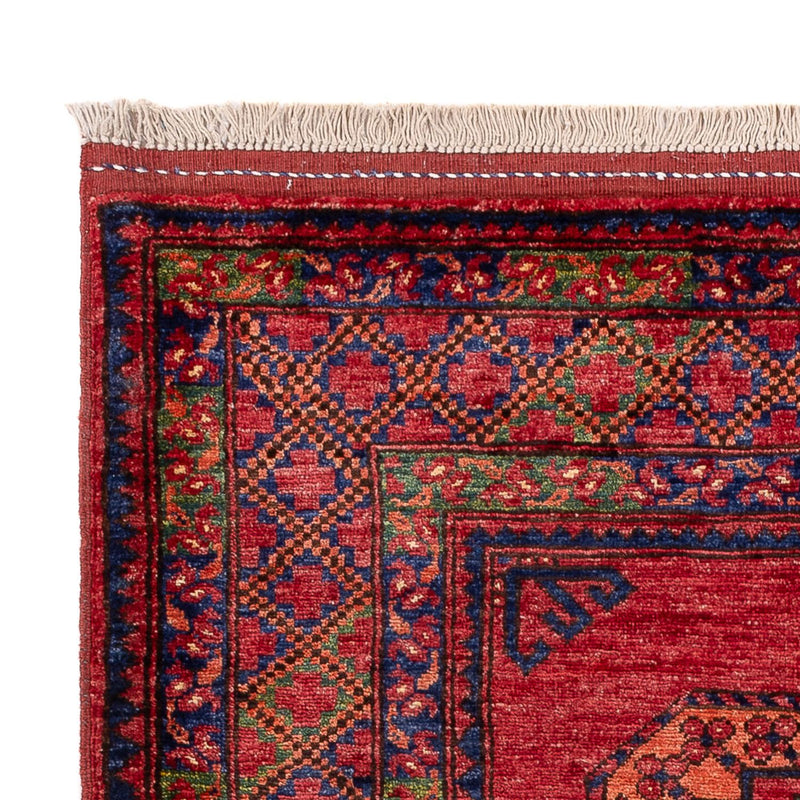 Alfombra afgana - 154 x 108 cm - rojo