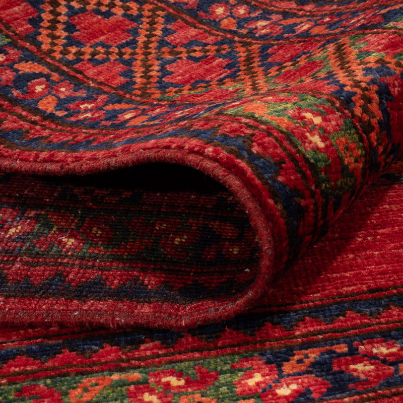 Alfombra afgana - 154 x 108 cm - rojo