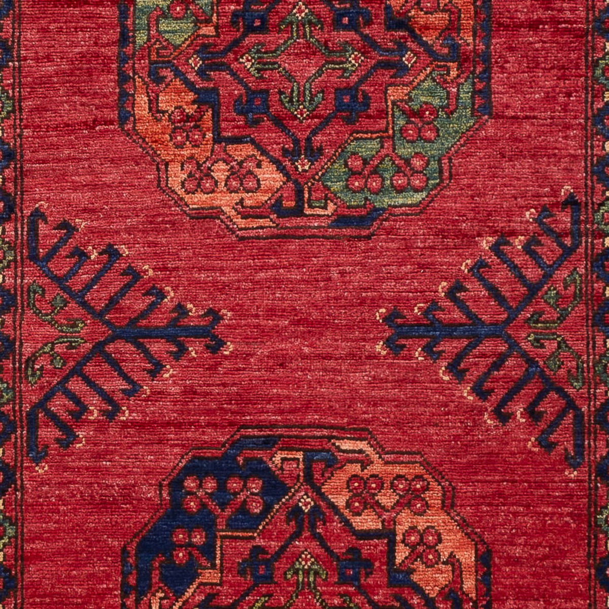 Alfombra afgana - 158 x 99 cm - rojo