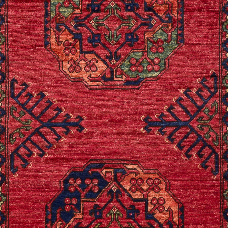 Alfombra afgana - 158 x 99 cm - rojo