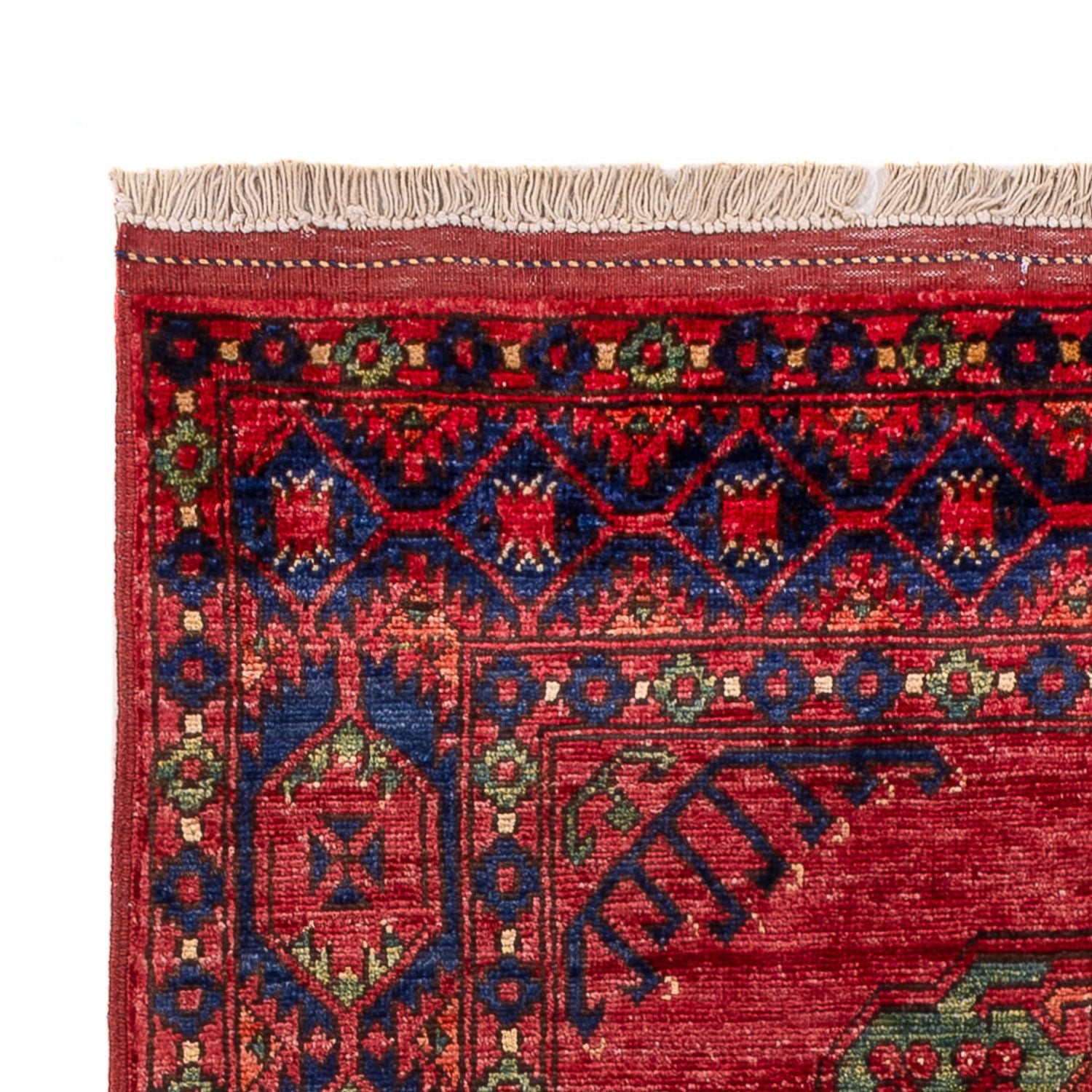 Alfombra afgana - 158 x 99 cm - rojo