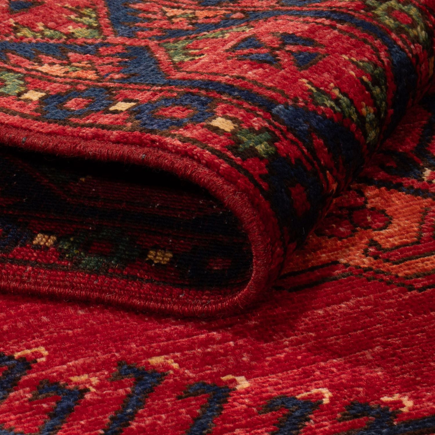 Alfombra afgana - 158 x 99 cm - rojo
