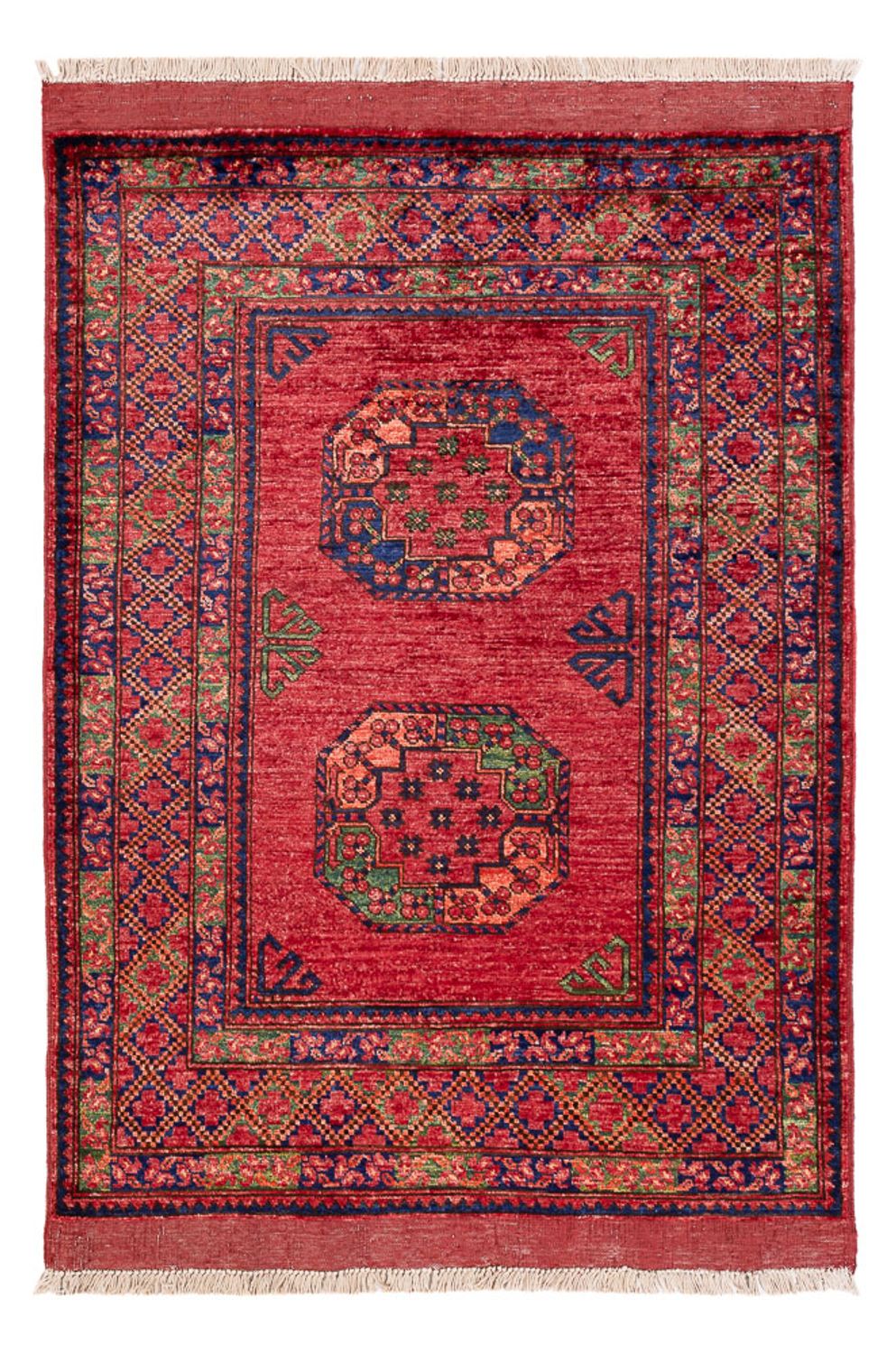 Alfombra afgana - 148 x 103 cm - rojo