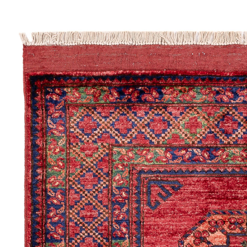 Alfombra afgana - 148 x 103 cm - rojo