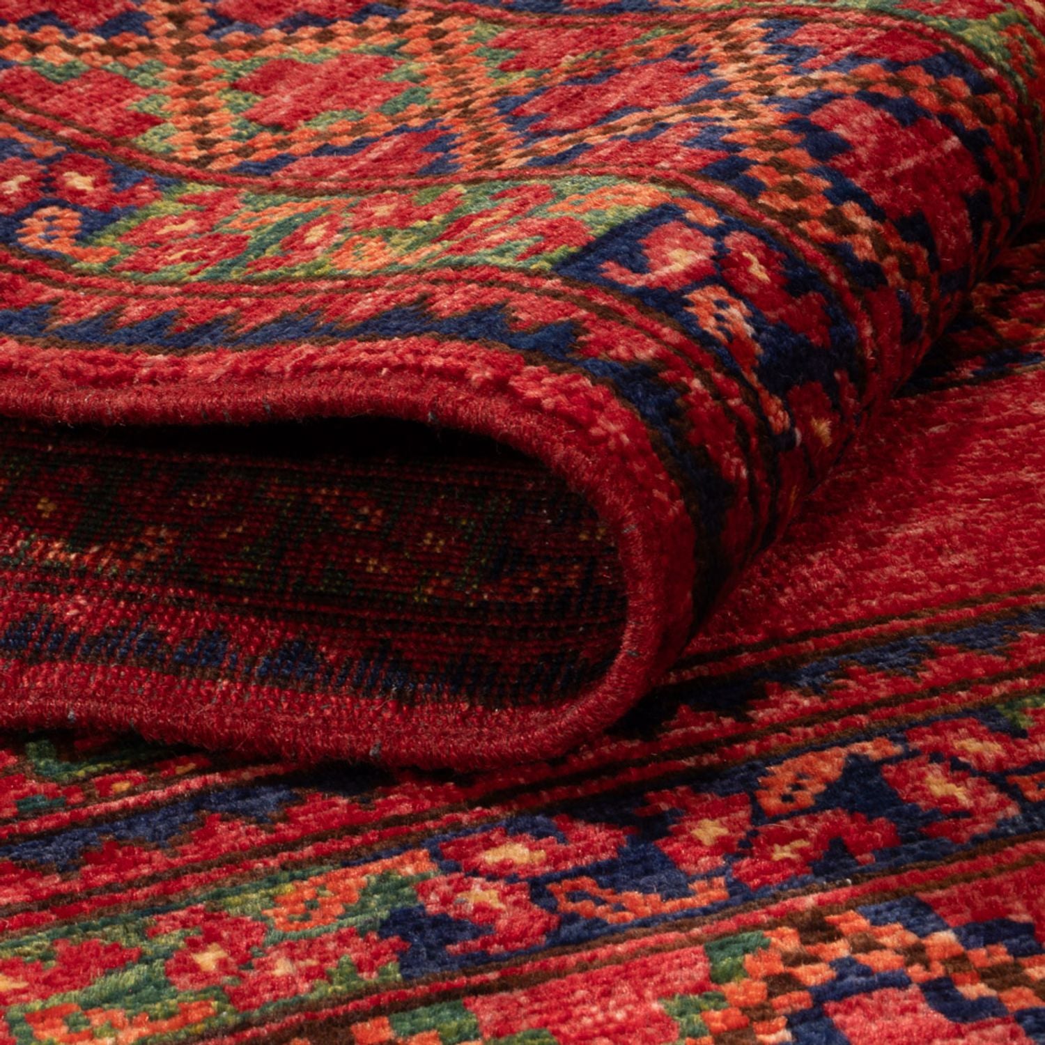 Alfombra afgana - 148 x 103 cm - rojo