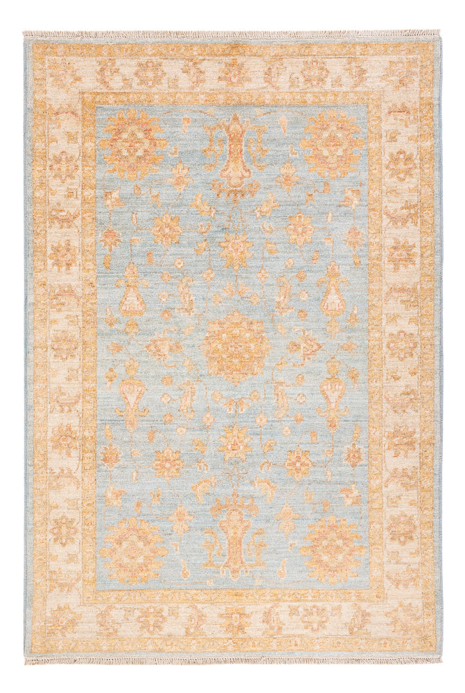 Alfombra Ziegler - 152 x 100 cm - azul claro