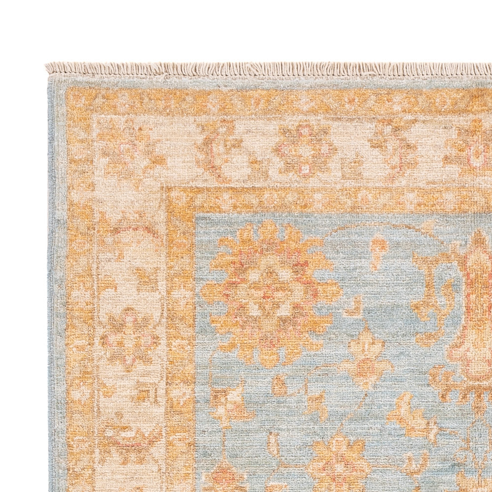 Alfombra Ziegler - 152 x 100 cm - azul claro