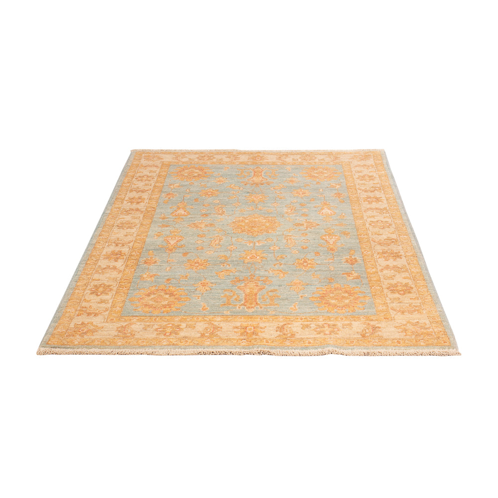 Alfombra Ziegler - 152 x 100 cm - azul claro