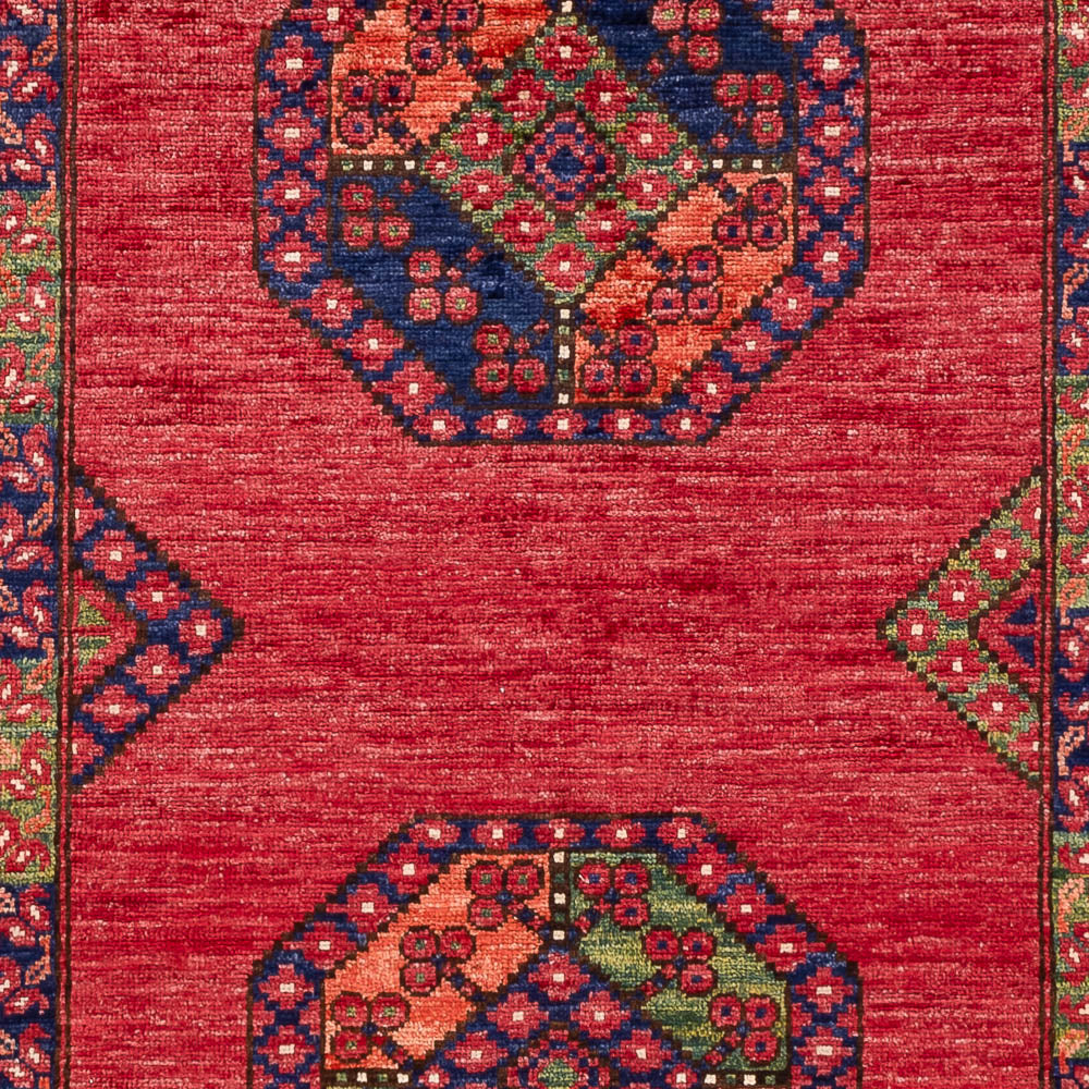 Alfombra afgana - 159 x 108 cm - rojo