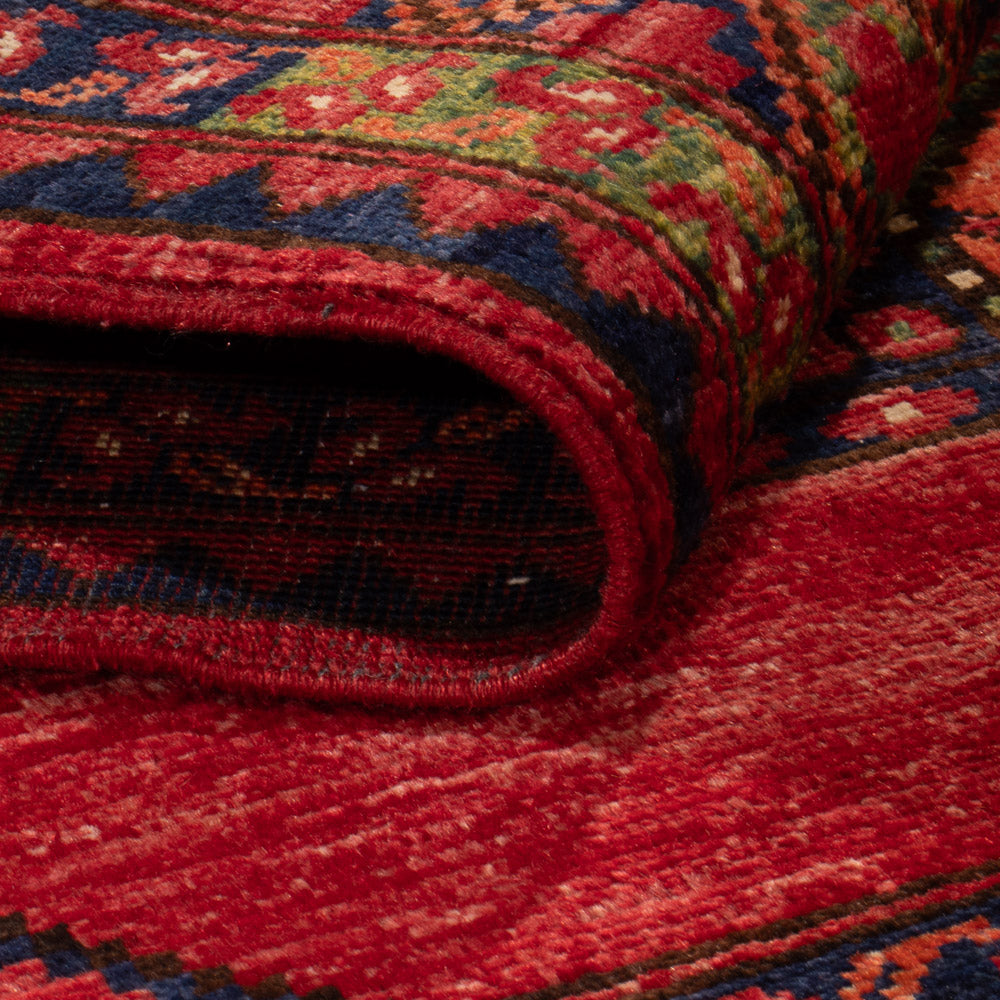 Alfombra afgana - 159 x 108 cm - rojo