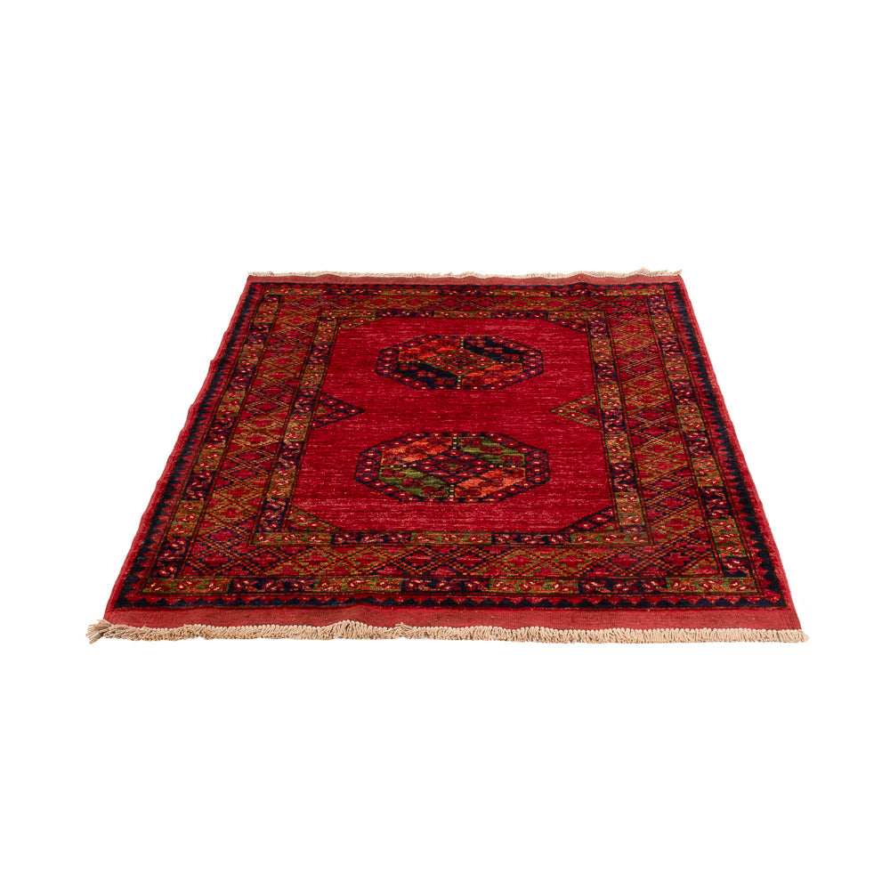 Alfombra afgana - 159 x 108 cm - rojo